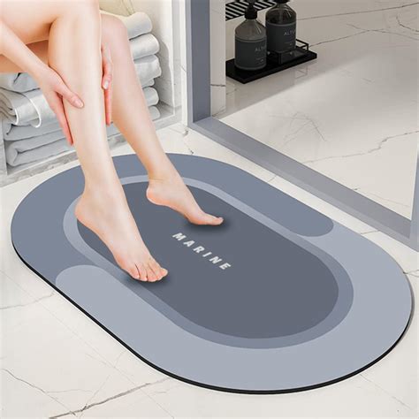 absorbent mat for bathroom.